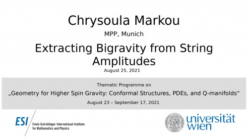 Preview of Chrysoula Markou - Extracting Bigravity from String Amplitudes