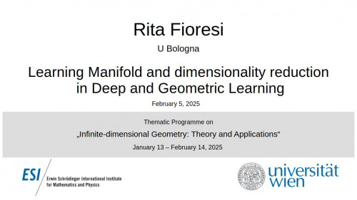 Preview of Rita Fioresi - Learning Manifold and dimensionality reduction in Deep and Geometric Learning