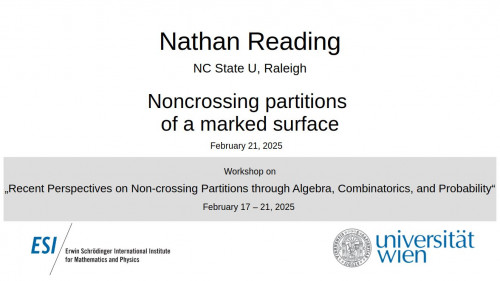 Preview of Nathan Reading - Noncrossing partitions of a marked surface