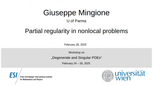 Preview of Giuseppe Mingione - Partial regularity in nonlocal problems
