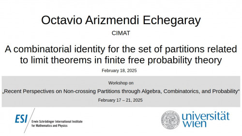 Preview of Octavio Arizmendi Echegaray - A combinatorial identity for the set of partitions related to limit theorems in finite free probability theory
