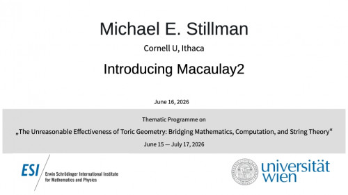 Preview of Michael E. Stillman - Introducing Macaulay2