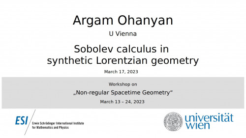 Preview of Argam Ohanyan - Sobolev calculus in synthetic Lorentzian geometry