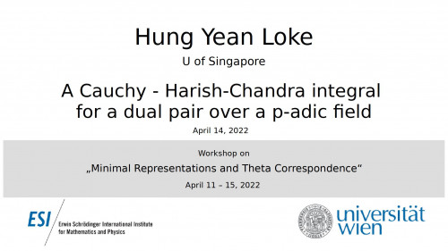 Preview of Hung Yean Loke - A Cauchy - Harish-Chandra integral for a dual pair over a p-adic field