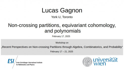Preview of Lucas Gagnon - Non-crossing partitions, equivariant cohomology, and polynomials
