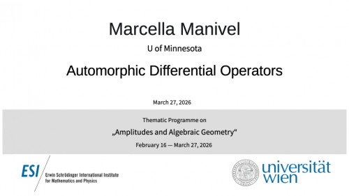 Preview of Marcella Manivel - Automorphic Differential Operators