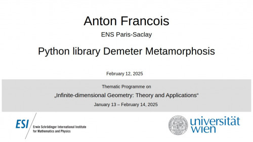 Preview of Anton Francois - Python library Demeter Metamorphosis
