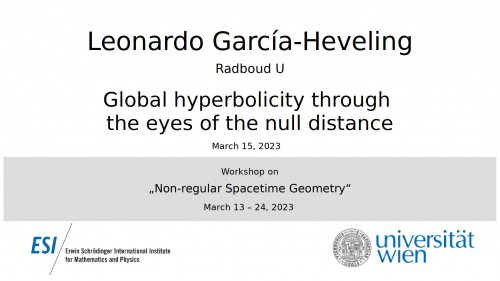 Preview of Leonardo García-Heveling - Global hyperbolicity through the eyes of the null distance