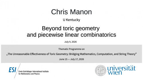 Preview of Chris Manon - Beyond toric geometry and piecewise linear combinatorics