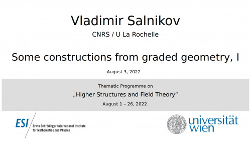 Preview of Vladimir Salnikov - Some constructions from graded geometry, I