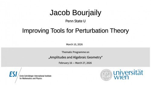 Preview of Jacob Bourjaily - Improving Tools for Perturbation Theory