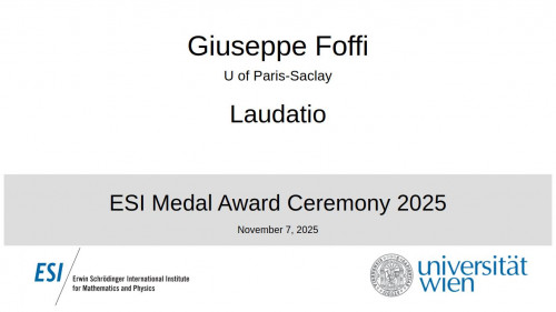 Preview of Giuseppe Foffi - Laudatio