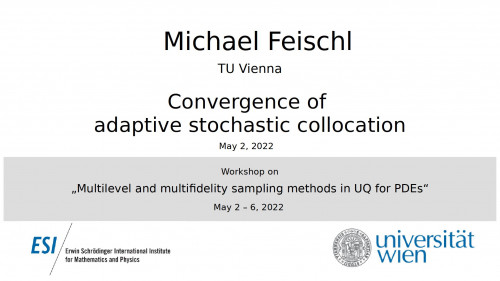Preview of Michael Feischl - Convergence of adaptive stochastic collocation