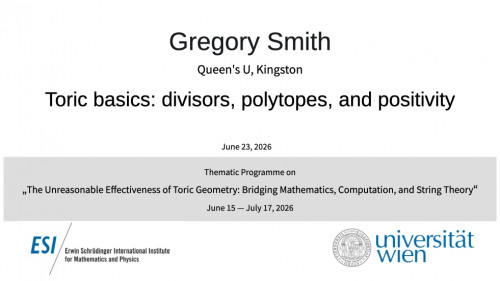 Preview of Gregory Smith - Toric basics: divisors, polytopes, and positivity