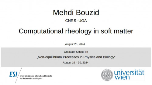 Preview of Mehdi Bouzid - Computational rheology in soft matter