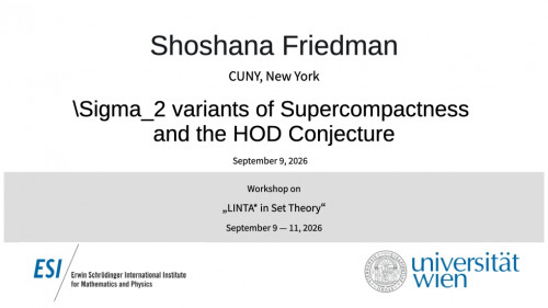 Preview of $\Sigma_2$ variants of Supercompactness and the HOD Conjecture