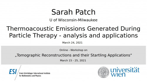 Preview of Thermoacoustic Emissions Generated During Particle Therapy