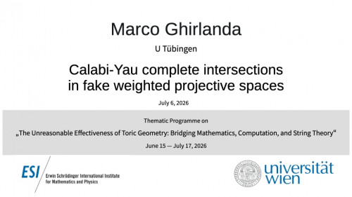 Preview of Marco Ghirlanda - Calabi-Yau complete intersections in fake weighted projective spaces