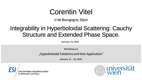 Preview of Corentin Vitel - Integrability in Hyperboloidal Scattering: Cauchy Structure and Extended Phase Space.