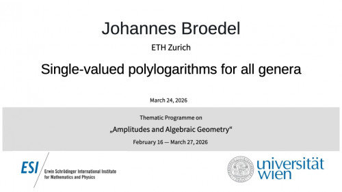 Preview of Johannes Broedel - Single-valued polylogarithms for all genera
