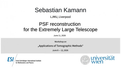 Preview of Sebastian Kamann - PSF reconstruction for the Extremely Large Telescope