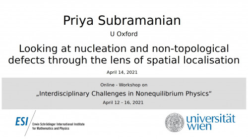 Preview of Looking at nucleation and non-topological defects through the lens of spatial localisation