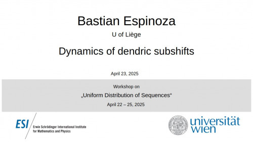 Preview of Bastian Espinoza - Dynamics of dendric subshifts