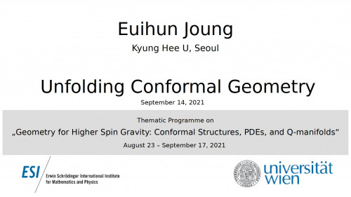 Preview of Euihun Joung - Unfolding Conformal Geometry