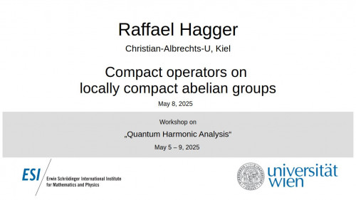 Preview of Raffael Hagger - Compact operators on locally compact abelian groups