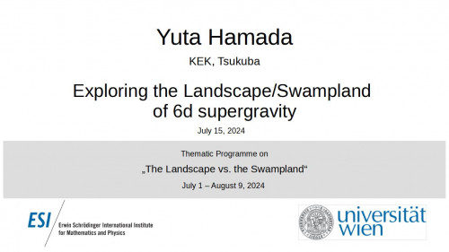 Preview of Yuta Hamada - Exploring the Landscape/Swampland of 6d supergravity