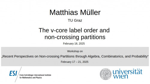 Preview of Matthias Müller - The v-core label order and non-crossing partitions