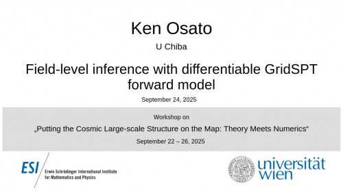 Preview of Ken Osato - Field-level inference with differentiable GridSPT forward model