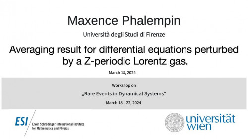 Preview of Maxence Phalempin - Averaging result for differential equations perturbed by a Z-periodic Lorentz gas