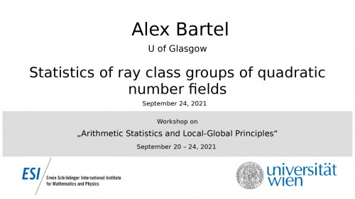 Preview of Alex Bartel - Statistics of ray class groups of quadratic number fields