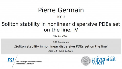 Preview of Soliton stability in nonlinear dispersive PDEs set on the line, IV