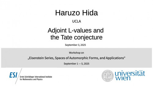 Preview of Haruzo Hida - Adjoint L-values and the Tate conjecture