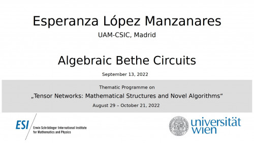 Preview of Esperanza López Manzanares - Algebraic Bethe Circuits