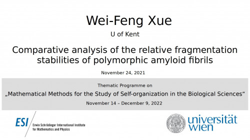 Preview of Wei-Feng Xue - Comparative analysis of the relative fragmentation stabilities of polymorphic amyloid fibrils