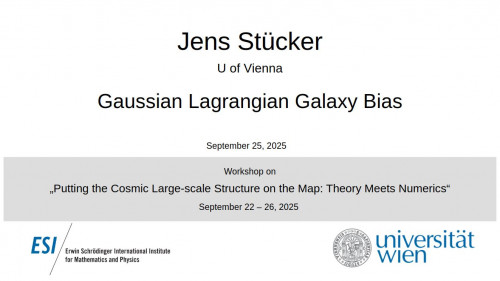 Preview of Jens Stücker - Gaussian Lagrangian Galaxy Bias