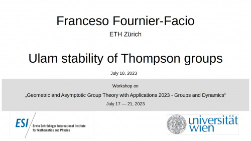 Preview of anceso Fournier-Facio - Ulam stability of Thompson groups