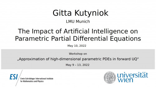 Preview of Gitta Kutyniok - The Impact of Artificial Intelligence on Parametric Partial Differential Equations