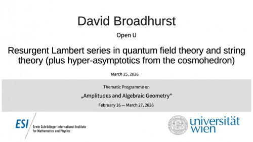Preview of David Broadhurst - Resurgent Lambert series in quantum field theory and string theory