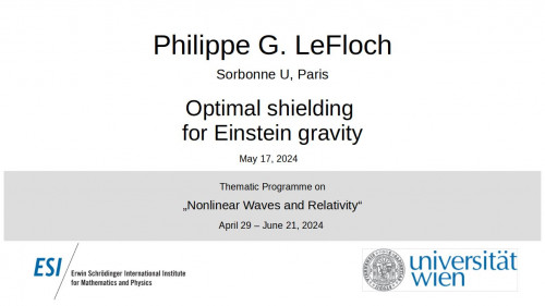 Preview of Philippe G. LeFloch - Optimal shielding for Einstein gravity