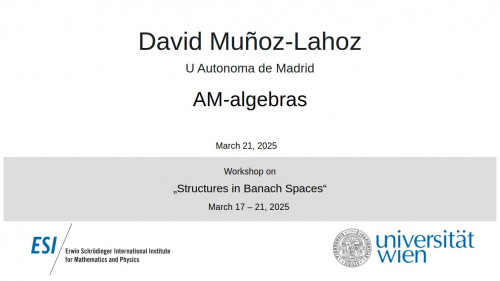 Preview of David Muñoz-Lahoz - AM-algebras