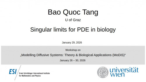 Preview of Bao Quoc Tang - Singular limits for PDE in biology