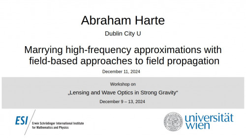 Preview of Abraham Harte - What is high-frequency approximation?