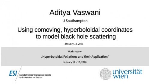 Preview of Aditya Vaswani - Using comoving, hyperboloidal coordinates to model black hole scattering