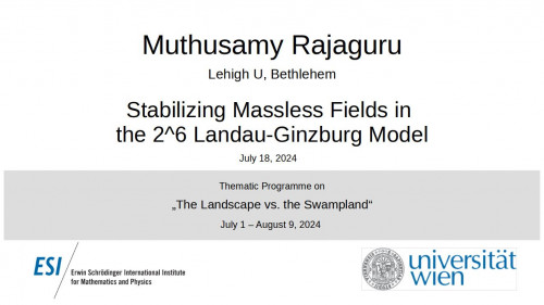 Preview of Muthusamy Rajaguru - Fully stabilized Minkowski vacua in the $2^6$ Landau-Ginzburg model