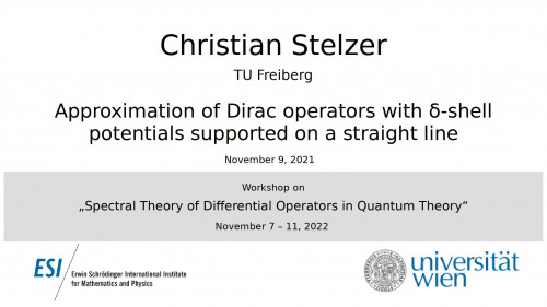 Preview of Christian Stelzer - Approximation of Dirac operators with δ-shell potentials supported on a straight line