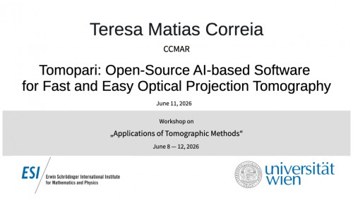 Preview of Teresa Matias Correia - Tomopari: Open-Source AI-based Software for Fast and Easy Optical Projection Tomography